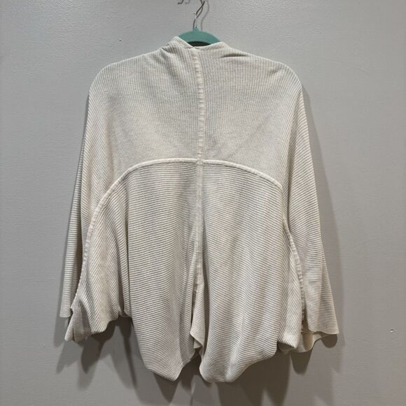 Lululemon Cashlu Knit Textured Wrap Cardigan Sweater White Cashmere Women XS/S - Picture 8 of 8